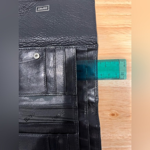 Espirit Black Wallet Women’s Men’s - Picture 4 of 8
